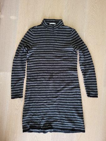 Strickkleid von EDC, Grösse M, schwarzweiss gestreift