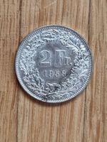 2 Franken 1958 - Top-Stück - selten