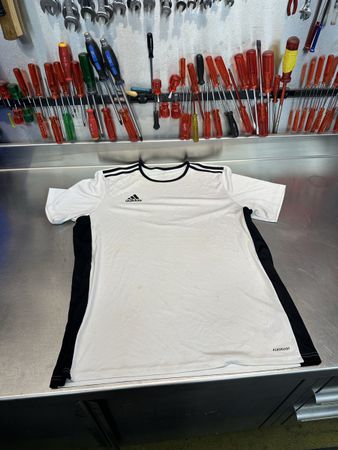Adidas Sportshirt Aeroready weiss schwarz