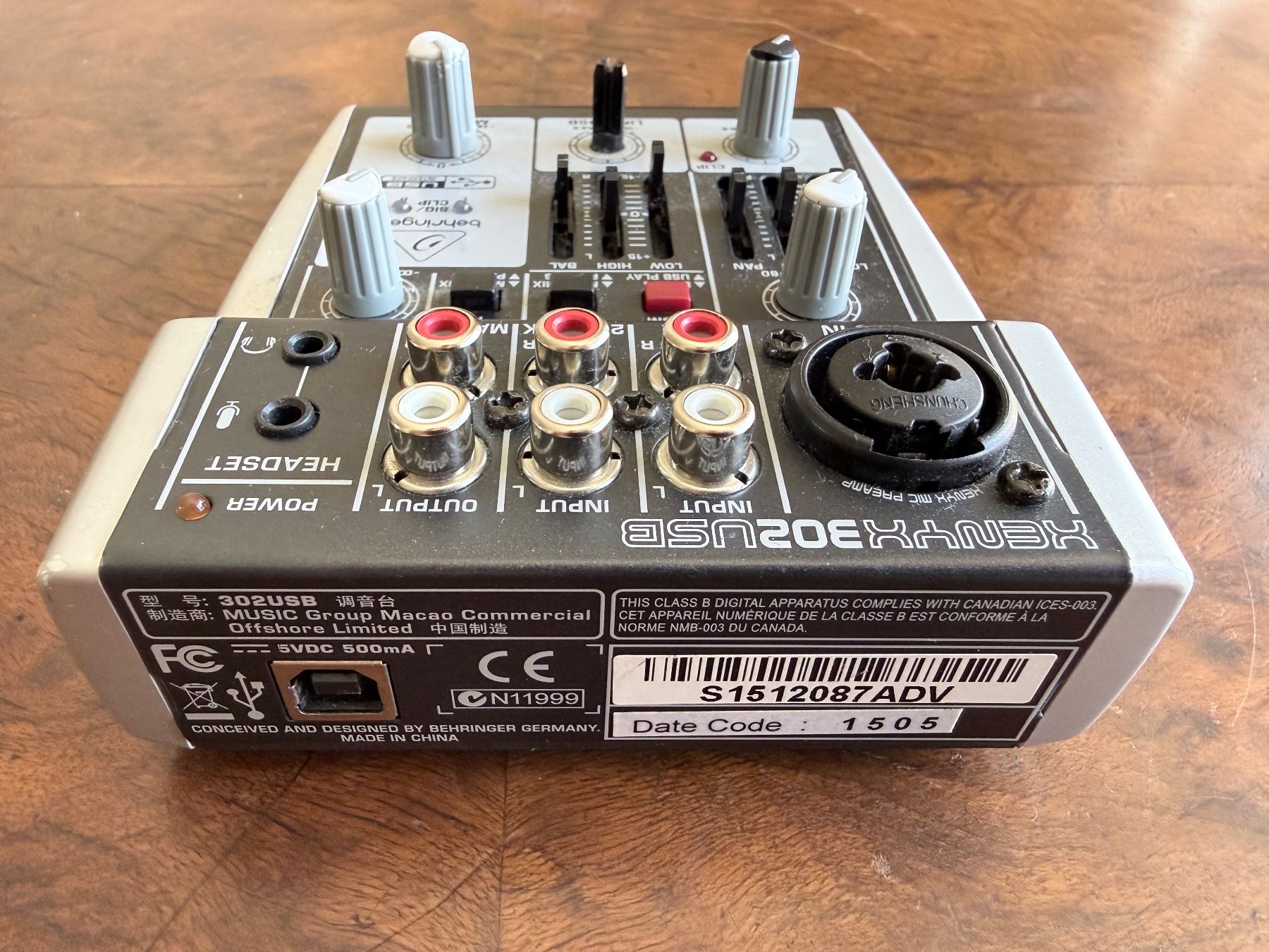 Behringer Mischpulte: Xenyx 302 Usb 5-Input Mixer Behringer – Gebraucht aus Bière von luca108 1
