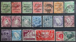 Irland Lot mit alten Werten