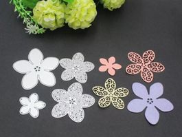 Stanzschablone Nr.26, Blumen 4er Set (für Sizzix geeignet)