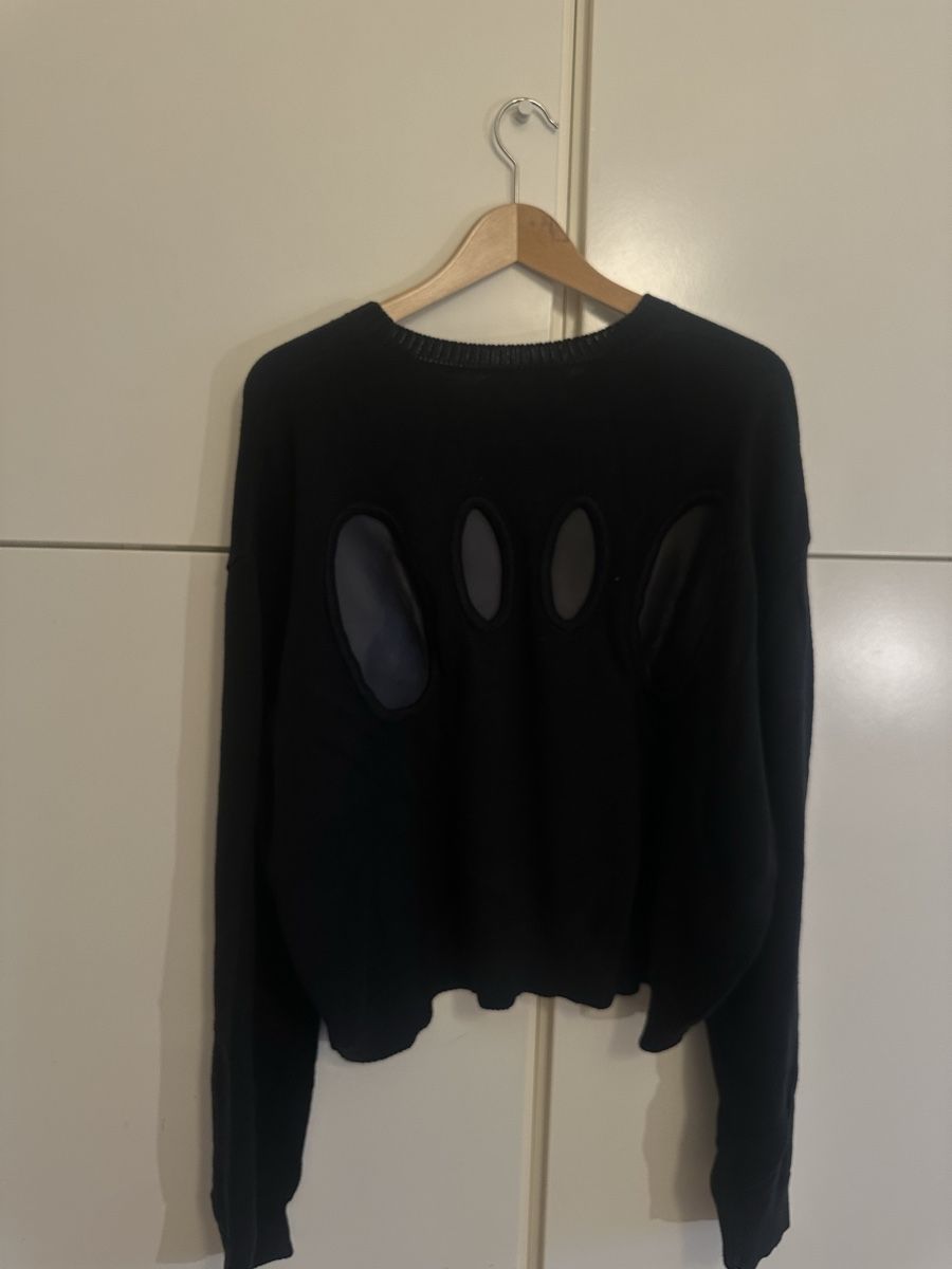 Pulls & Sweat-shirts: Schwarzer Strickpullover von Leavemealone – Neuf (Voir description) à Luzern par nee_zjh6 1