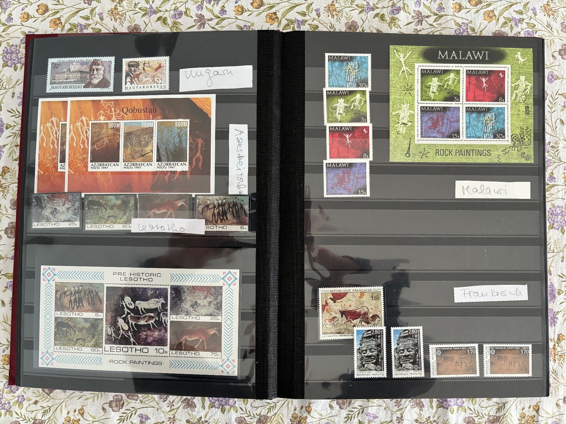 Alle Briefmarken: Thema: Felszeichnungen – Neu (gemäss Beschreibung) aus Burgdorf von Accipiter_nisus 5