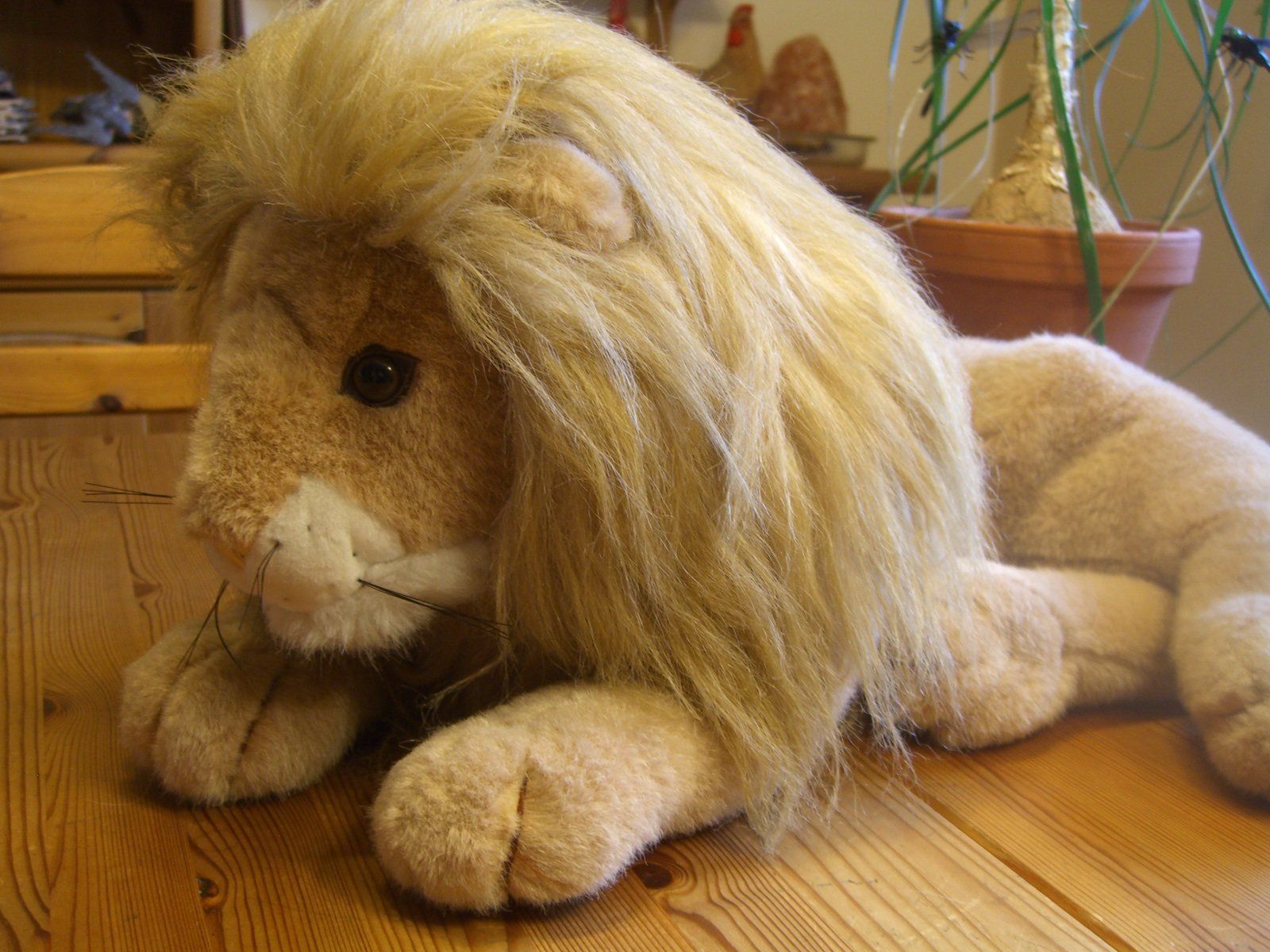 Statuette: Leo Löwe ist mit 65cm Grösse ein echter Riese ! – Usato da Winterthur venduto da Gaia 2