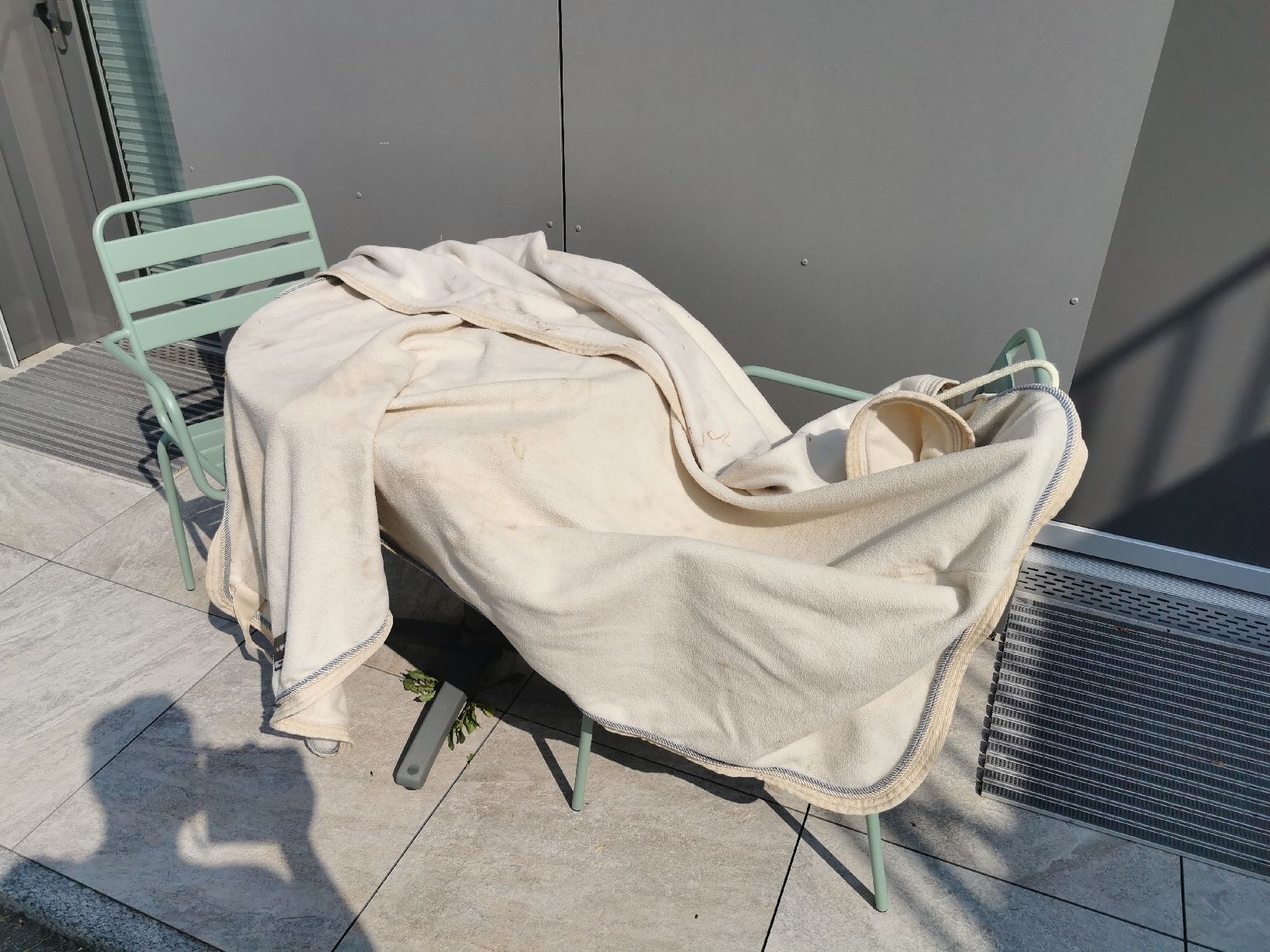 Coperte: Abschwitzdecke 140cm Rückenlänge  – Usato da Steinmaur venduto da sth_tsx6