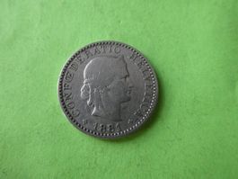 Schweiz 1881, 20 Rappen