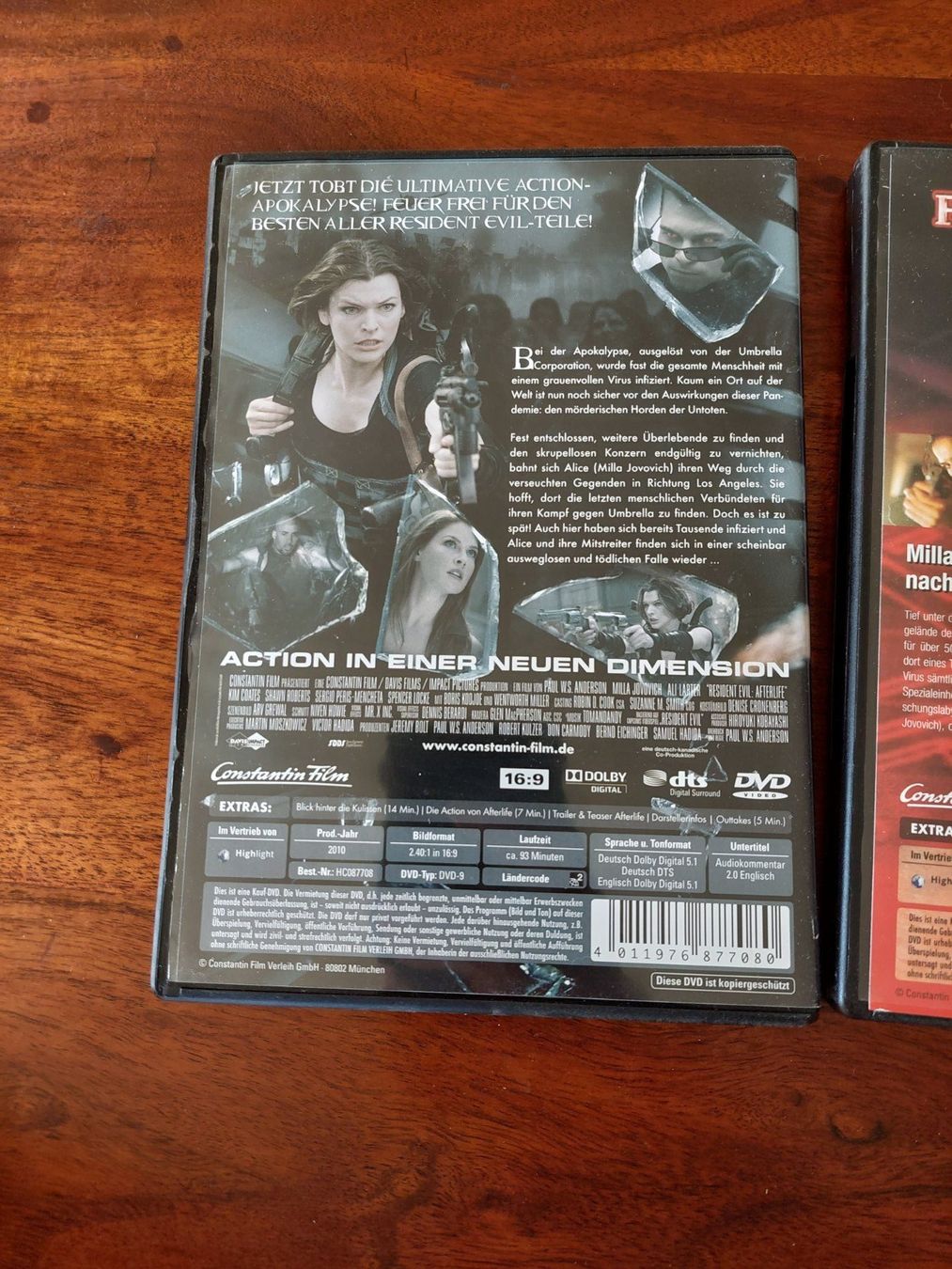 Tutti i DVDs: Resident Evil Paket DVD – Usato da Beckenried venduto da Havacola 7