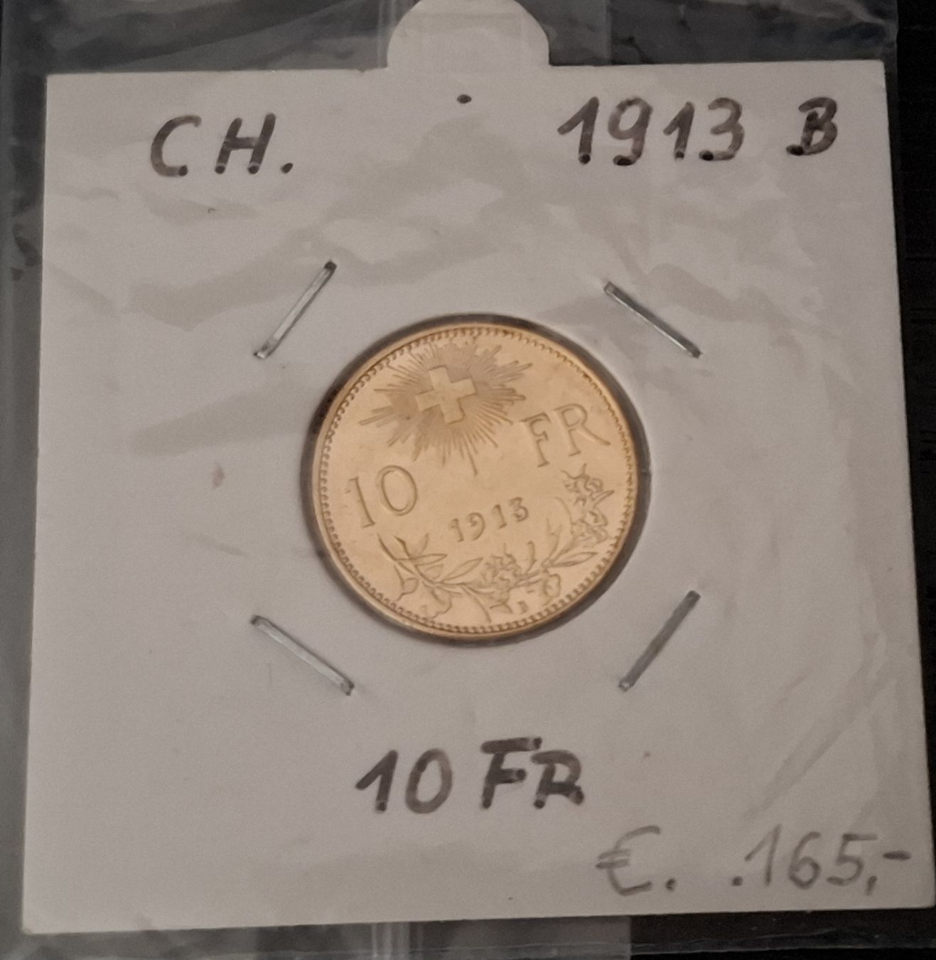 Alle Münzen: Goldvreneli 10 Fr. 1913 - vorzüglich + – Gebraucht aus Leibstadt von Oxygen73 2