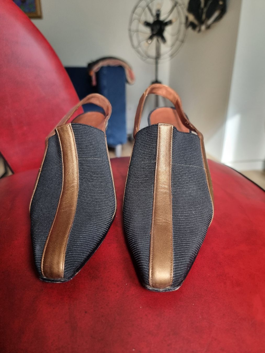Damenschuhe: Sling Pumps Luc Berjen Paris Gr 39 – Gebraucht aus Interlaken von NataliiaS 5