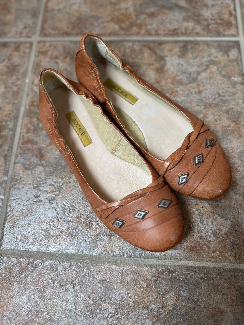 Scarpe da donna: Bocage Damen Ballerinas, Echtleder, Gr. 36 – Usato da Wittinsburg venduto da Gia_Diva