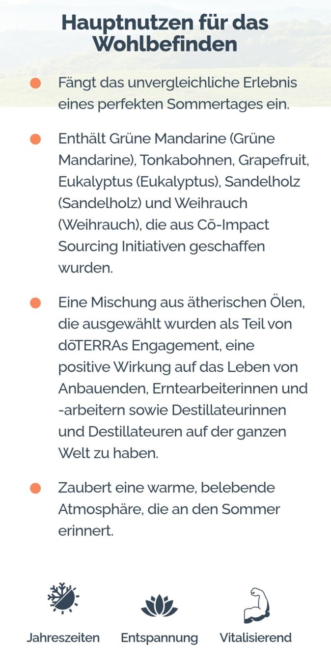Doterra Oli essenziali: Doterra Endless Summer – Nuovo e nell'imballaggio originale da Lyss venduto da Infinia 2