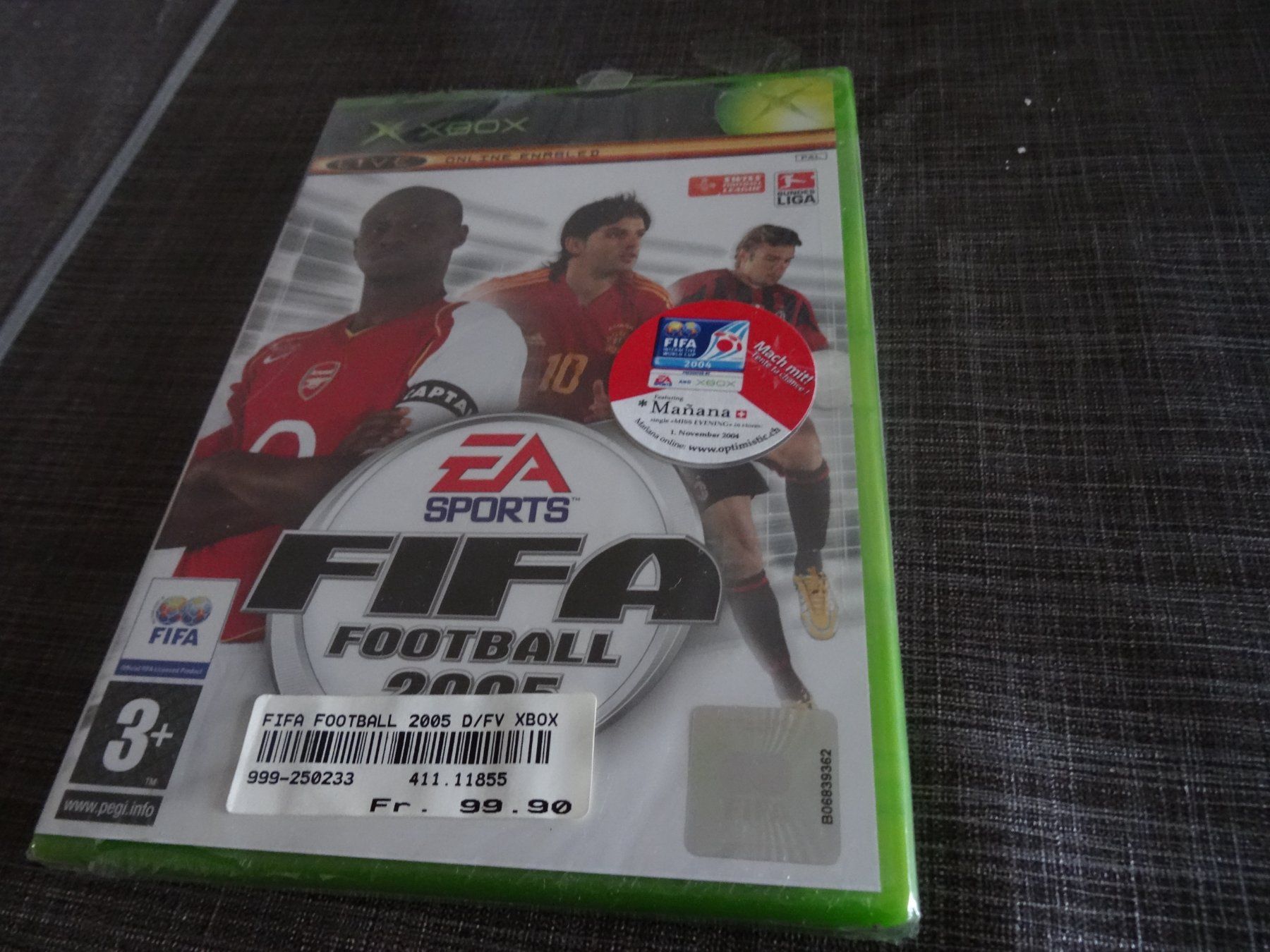 Spiele: FIFA Football 2005 XBOX NEUWARE – Neu und originalverpackt aus Olten von Disc-Ausverkauf