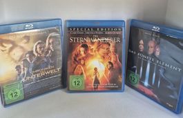 3 Blu-ray Filme Set Fantasy Sci-Fi guter Zustand
