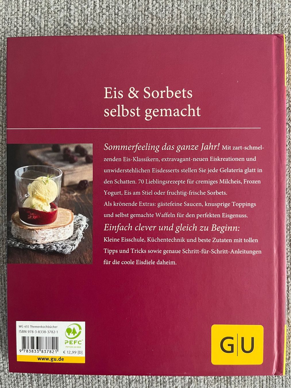 Libri: Kochbuch Eis & Sorbets selbst gemacht – Nuovo (secondo la descrizione) da Baden venduto da Highlight1 1