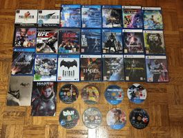 PlayStation collection 29 game jeux tekken Ratchet Batman 