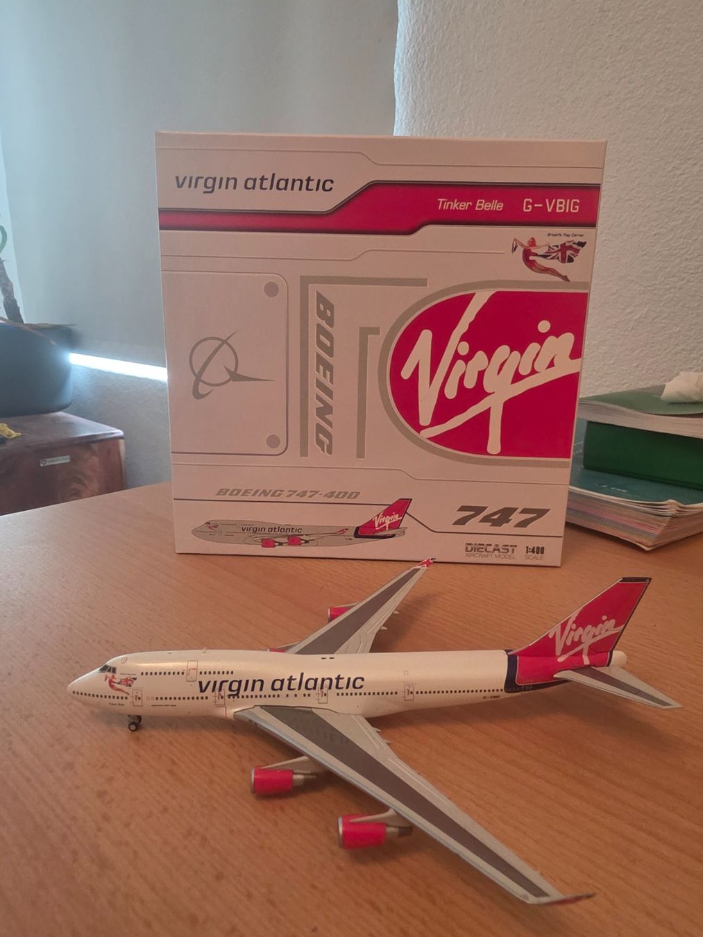 Boeing Kit di modellismo & Modellini statici: Boeing 747 Virgin atlantic – Usato da Siblingen venduto da Shiggi01