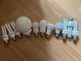 Lot d'ampoules diverses,  économie d'énergie