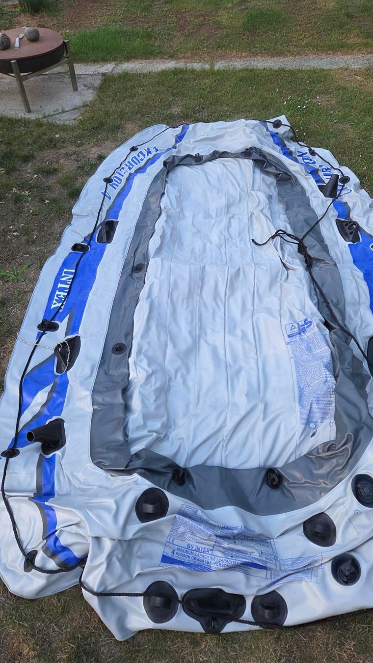 Boote: Schlauchboot Intex Exkursion 4 - 4 Personen – Gebraucht aus Dorf von Jea1900
