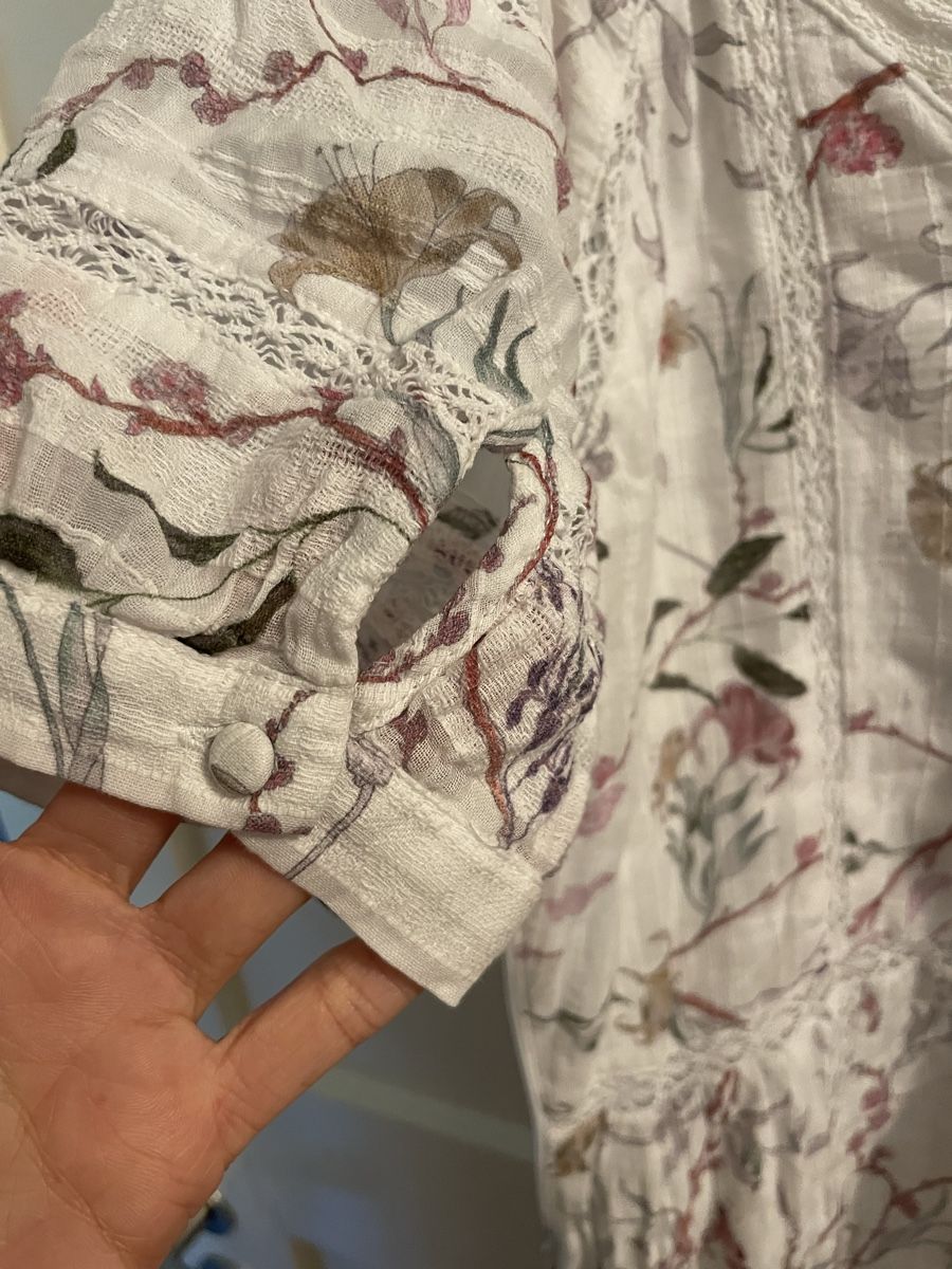 H&M Vestiti: Hübsches Sommerkleid Gr. S, Blumenmuster, Spitzendetails – Nuovo (secondo la descrizione) da Zürich venduto da LenaMeierZurich 1