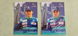 2 Formel 1 Autogrammkarten Nick Heidfeld Felipe Massa