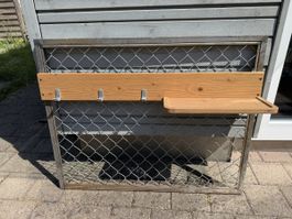 Garderobe Metall Holz 