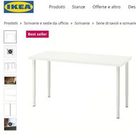 Tavolo/scrivania Ikea Lagkapten/Olov