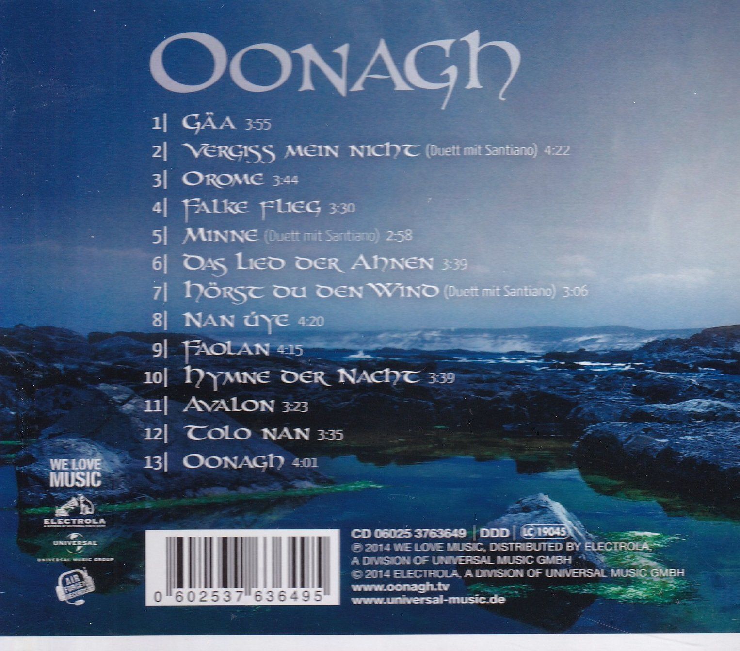 CD: CD ab Fr. 1.--, Oonagh – Usato da Lausen venduto da Mondeo10628 1