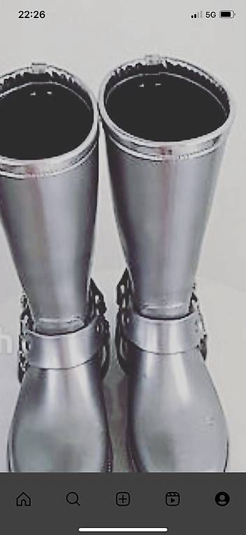 Scarpe da donna: D&G Gummi Stiefel – Usato da Basel venduto da DobrilaP