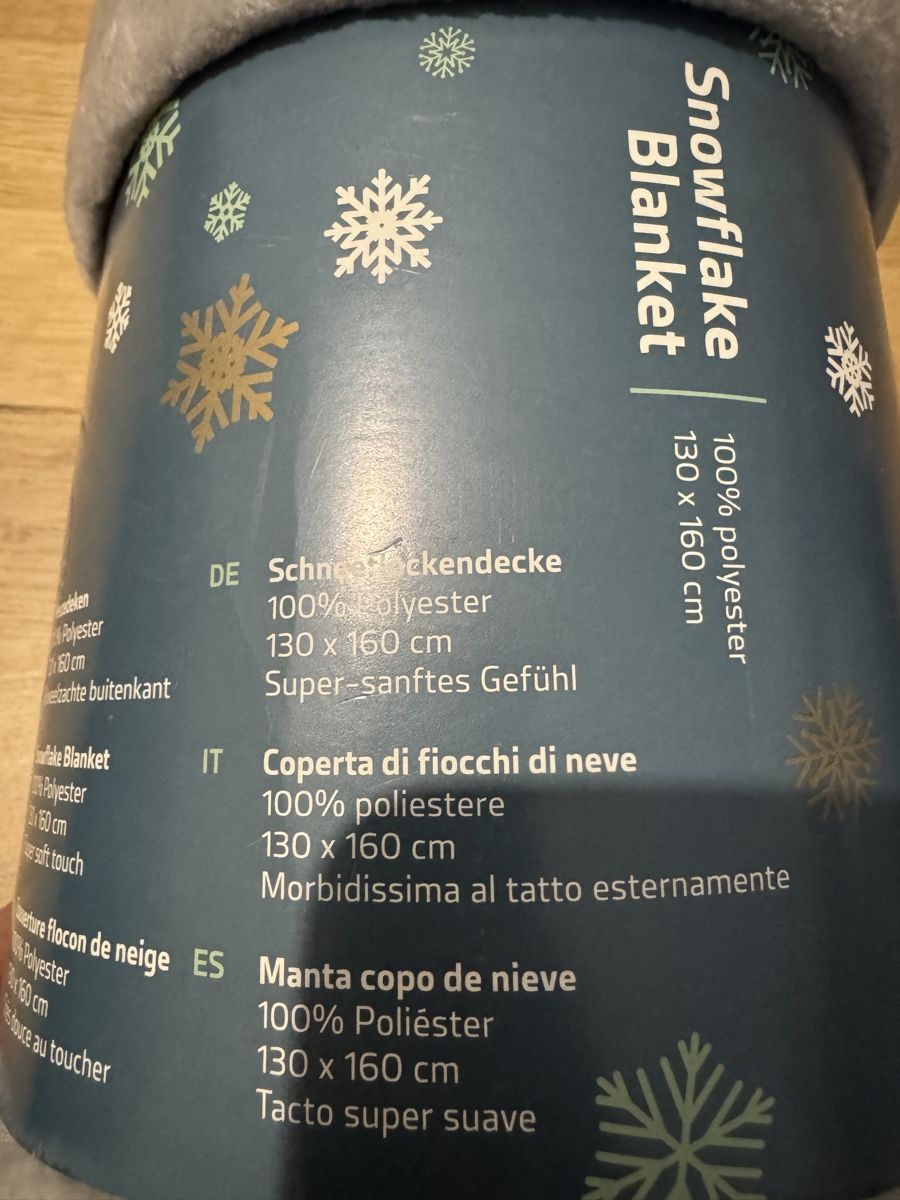 Coop Coperte: Kuscheldecke Snowflake Blanket – Nuovo e nell'imballaggio originale da Winterthur venduto da Raffiolii 2