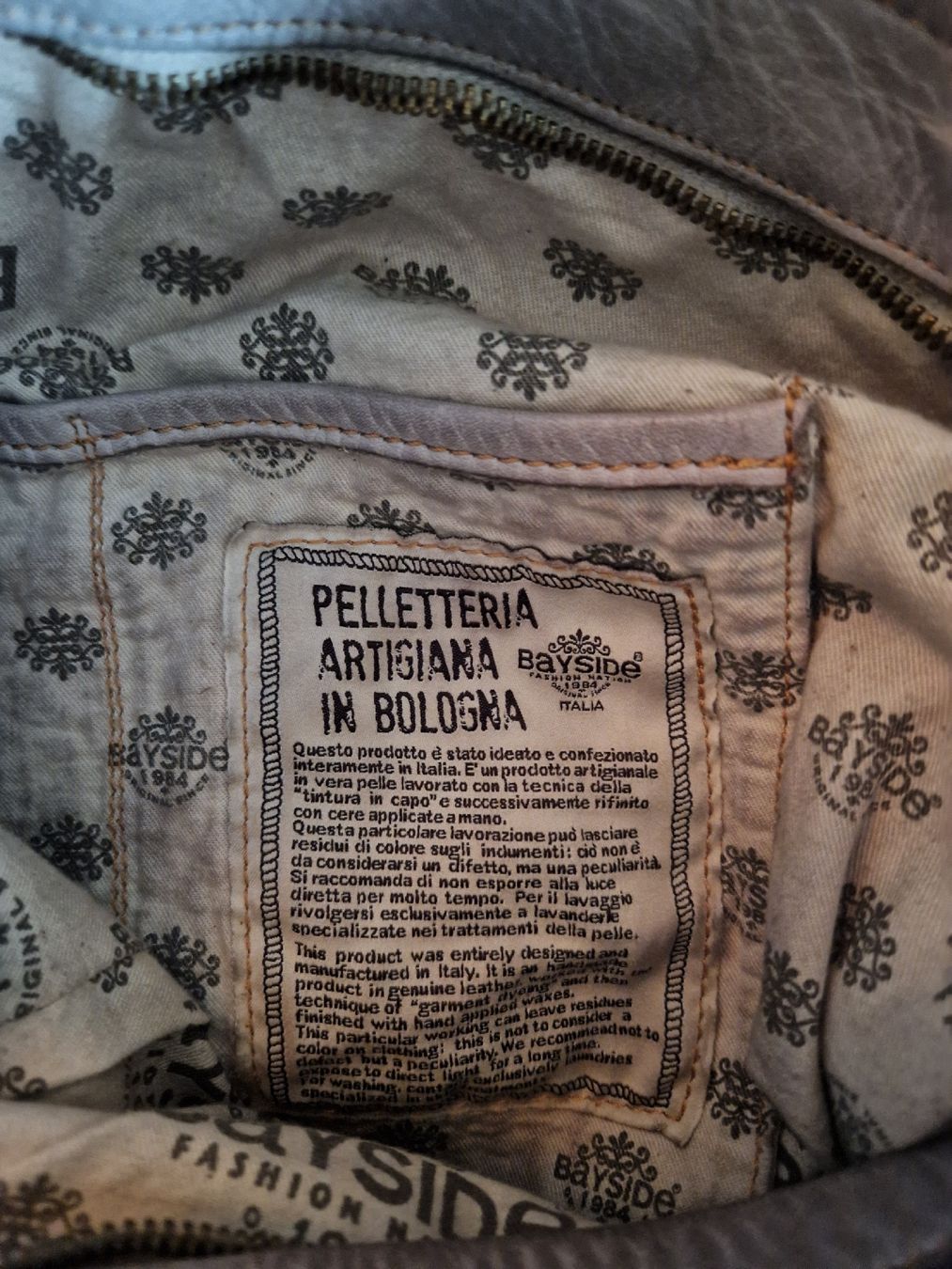 Taschen für Damen: Ledertasche/Rucksack von Bayside, grau, Top Zustand – Neu (gemäss Beschreibung) aus Kloten von somsing 4