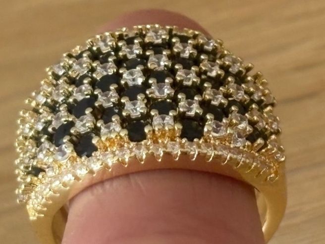 Ringe: Luxus Elegante Gr.19/9 Ring Farbe: Gold/blau – Neu (gemäss Beschreibung) aus Biel-Bienne von Roserosse13 6