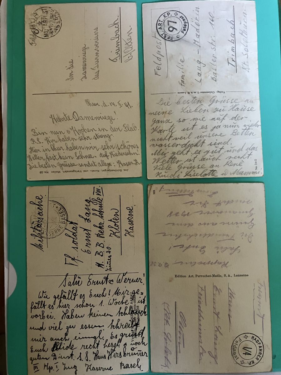 Cartes postales: Ansichtskarten Konvolut Militär Humor Spass – D'occasion à Bauma par Baumer71 1