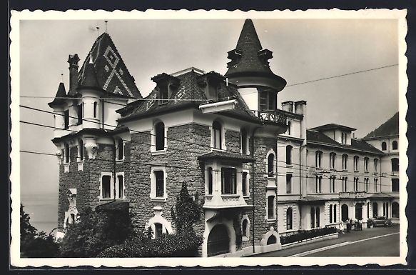 Ansichtskarten: AK Territet, Institut Monte-Rosa, 1962 – Gebraucht aus Berlin von bartko-reher