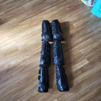 Mattes Profi Dressur Gamaschen mit lammfell