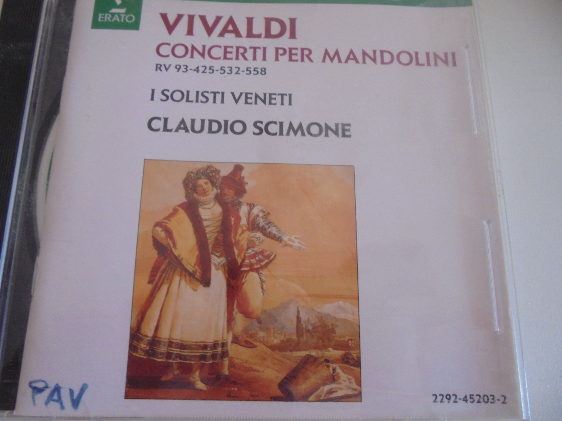 CD: Vivaldi " Concerti per Mandolini " Claudio Scimone CD VG+ – Usato da Eclépens venduto da Consuelo