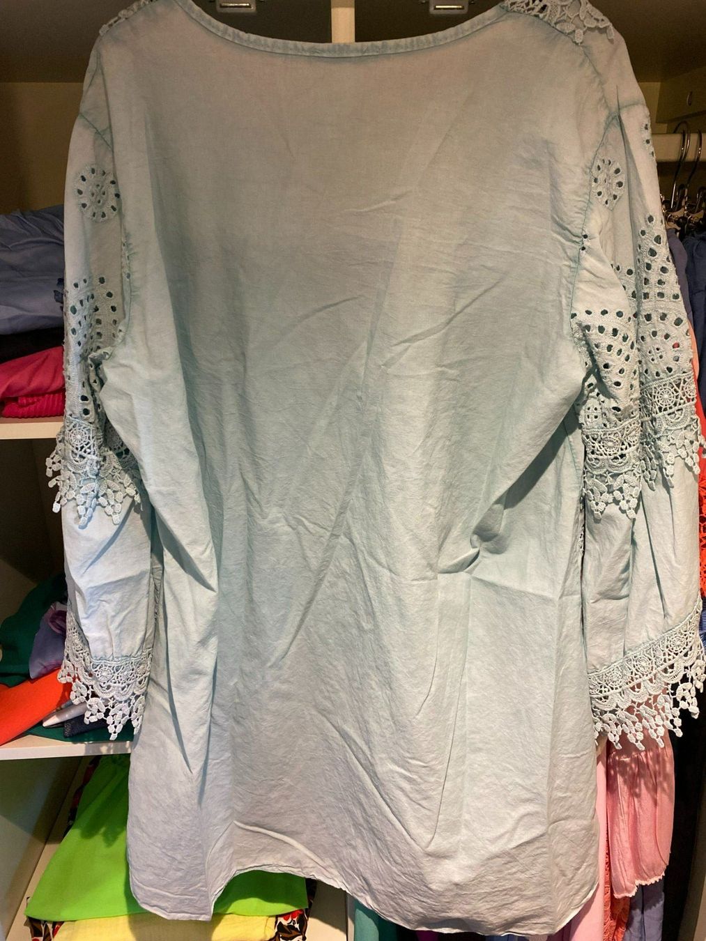 Camicette: DAMEN BLUSE TÜRKIS – Nuovo e nell'imballaggio originale da Meienried venduto da ManuelaBoutique 8