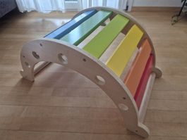 Kletterbogen Viga Regenbogen Holz guter Zustand