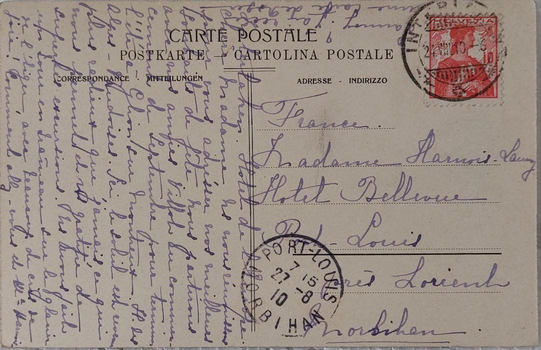 Cartes postales: GIESSBACH - 1910 – D'occasion à Delémont par Domdom1 1