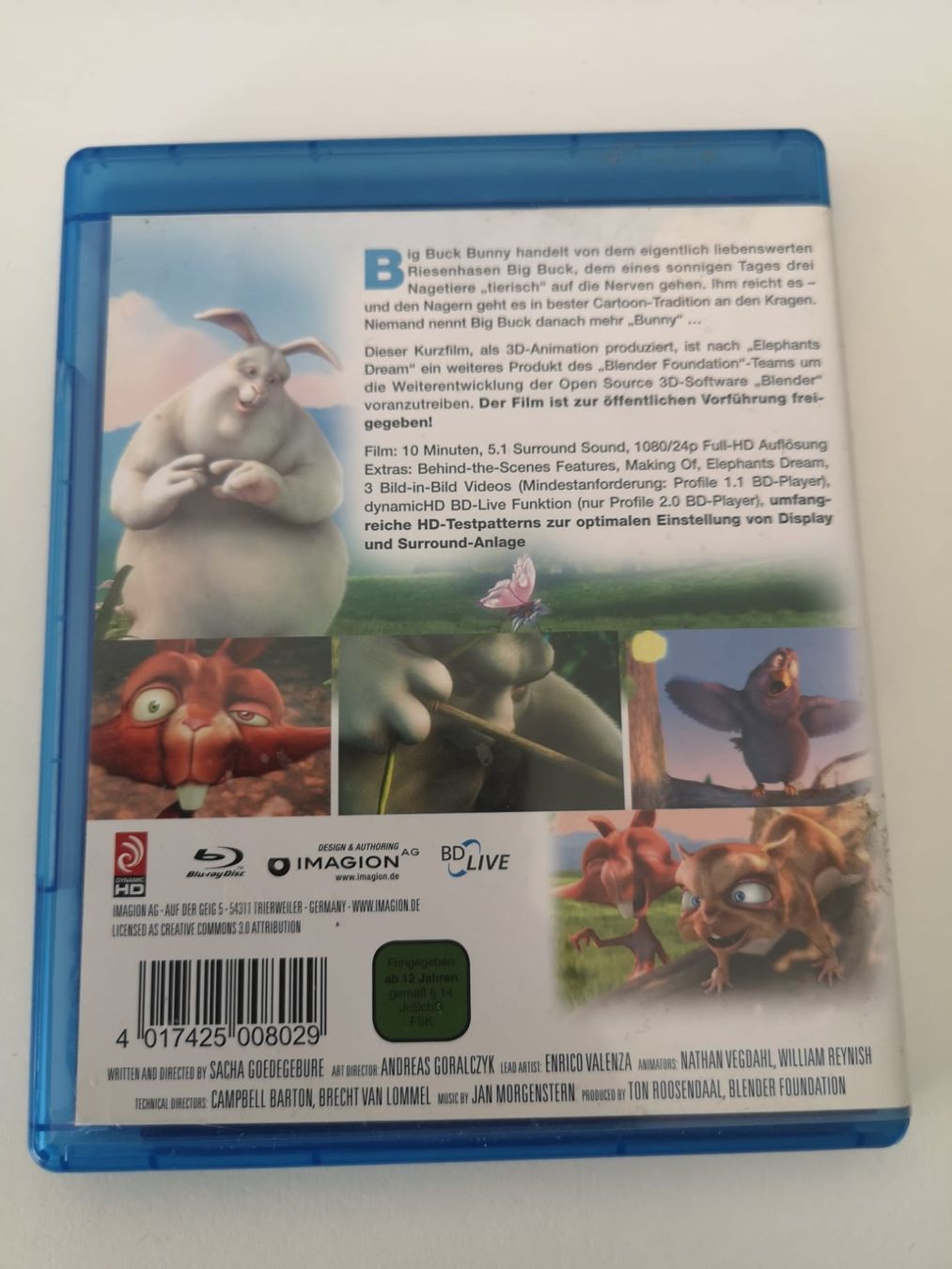 Alle DVDs: Big Buck Bunny – Gebraucht aus Herisau von Pokemon2025 1