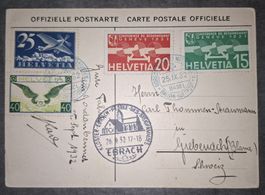 Flugpost Gordon Bennet Postkarte