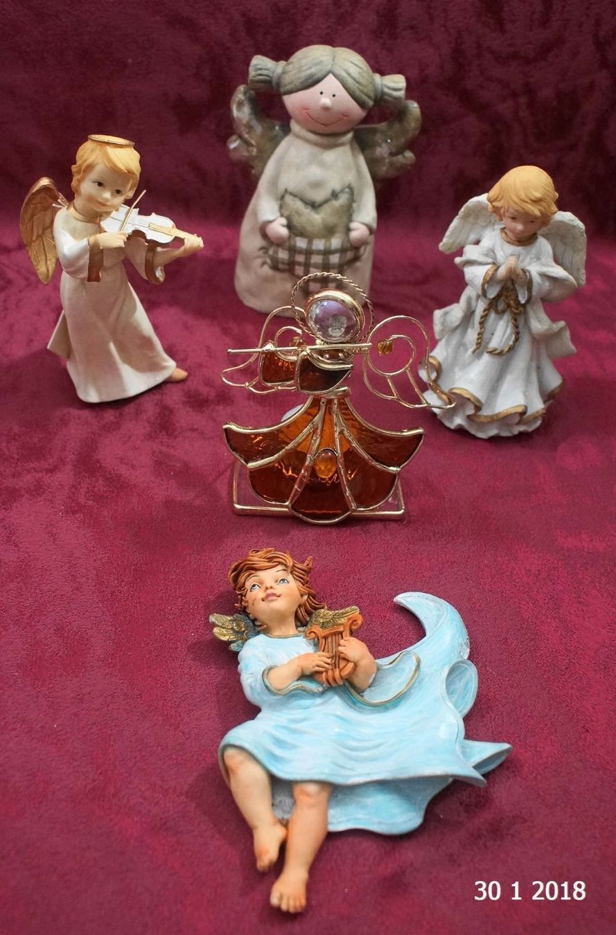 Statuette: 5 diverse Engel – Usato da Basel venduto da The_Onliners