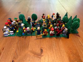 LEGO-Figuren (39) und -Bäume