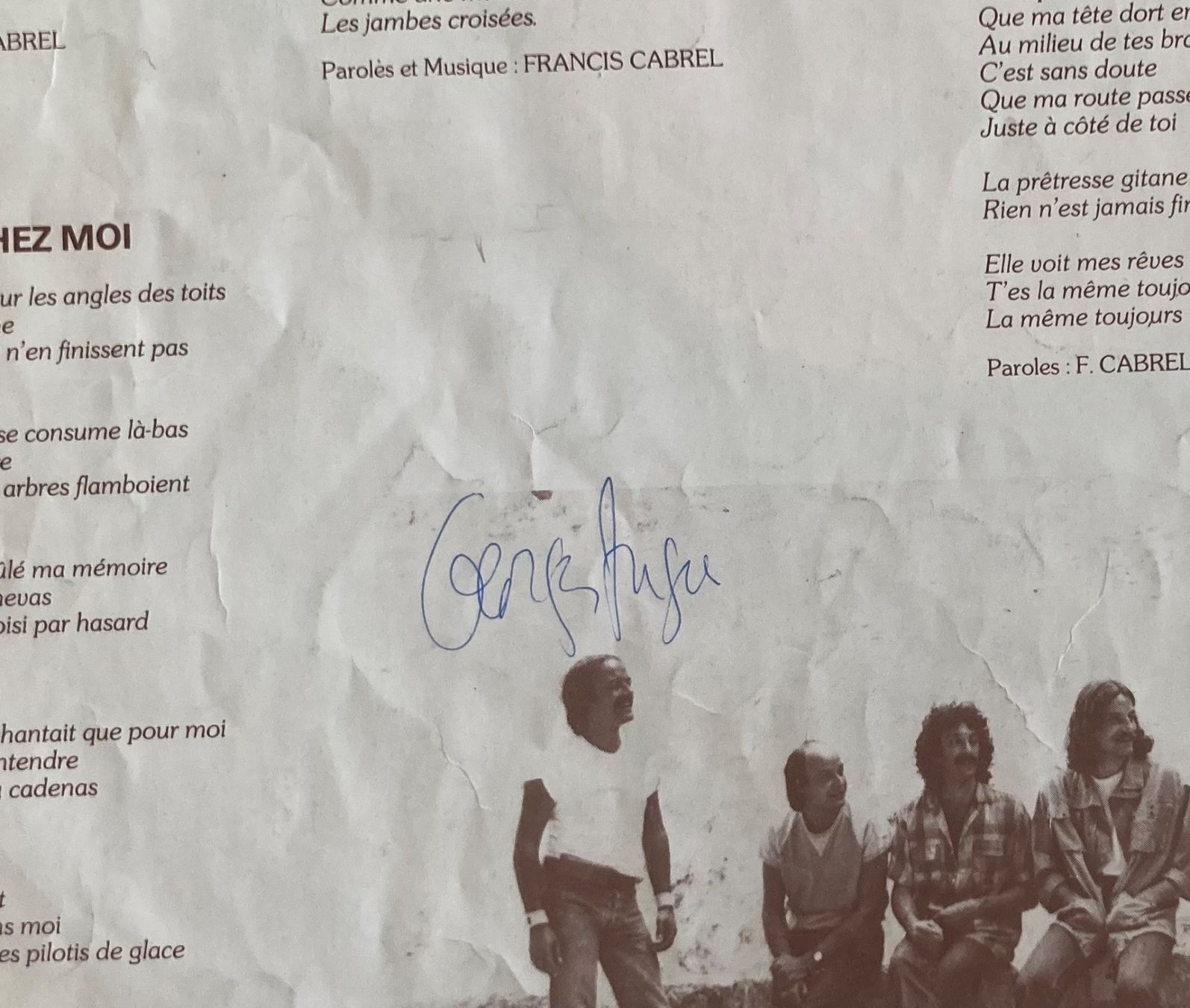 Schallplatten: FRANCIS CABREL - CARTE POSTALE – Gebraucht aus Poliez-Pittet von Newtown-Records 5