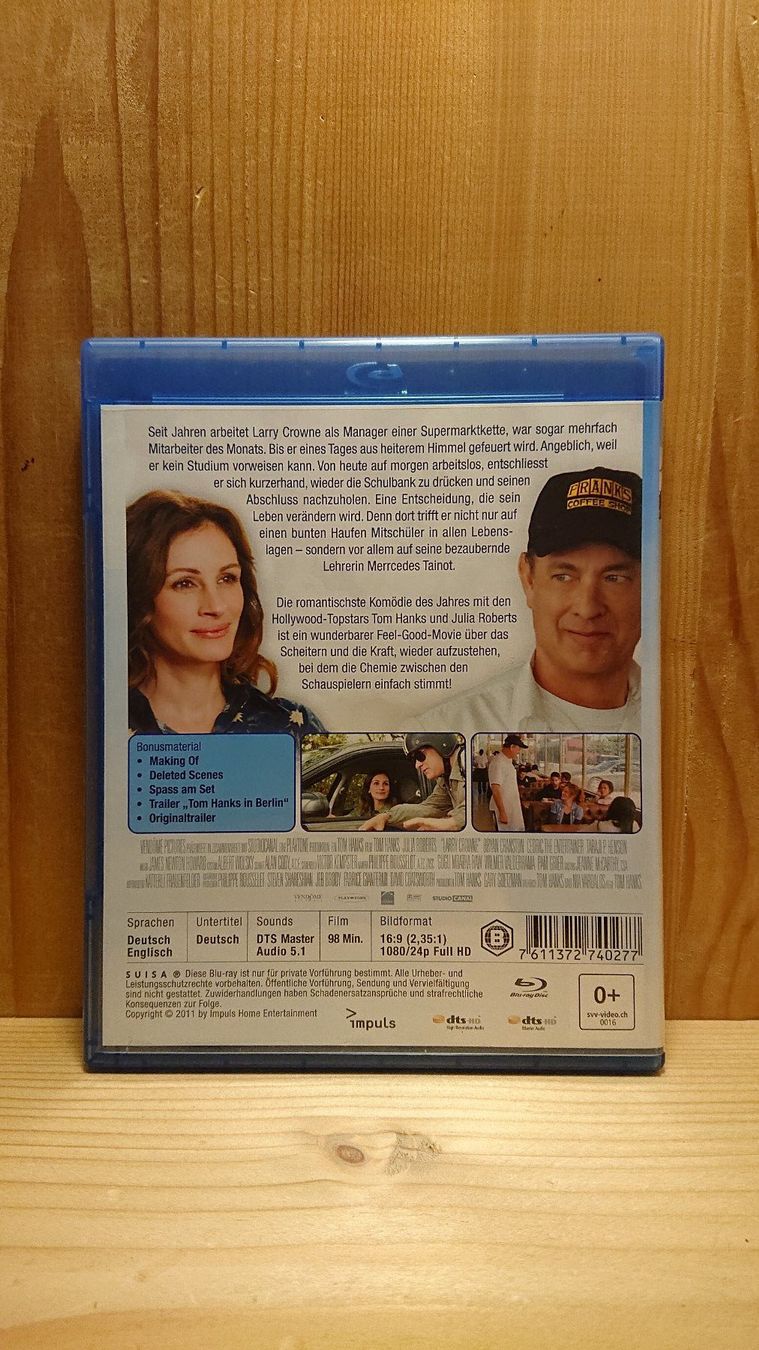 Tutti i DVDs: LARRY CROWNE Blu-Ray mit Tom Hanks – Usato da Wilderswil venduto da Exebub 1