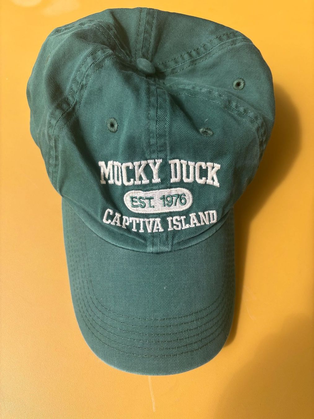 Hüte, Mützen & Caps: MICKY DUCK grünes Cap – Gebraucht aus Zürich von missmodernage