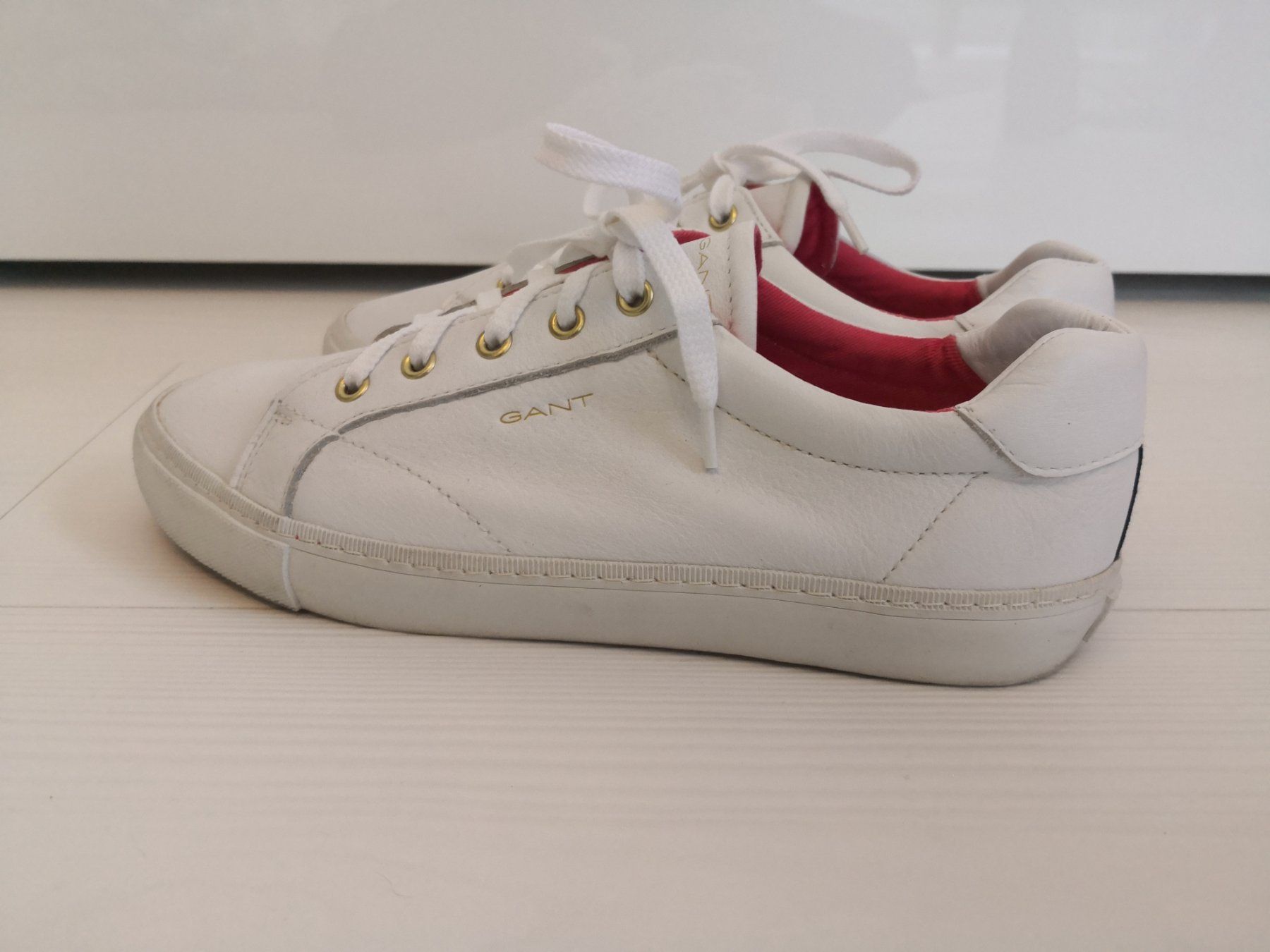 Gant Damenschuhe: 🤩GANT LEDER-SNEAKER WEISS – Gebraucht aus Olten von Naja-Twins-Twins 6