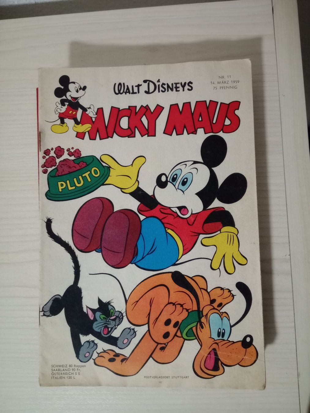 BD: Comic Micky Maus Nr. 11 März 1959 – D'occasion à Küttigen par Melisch1000