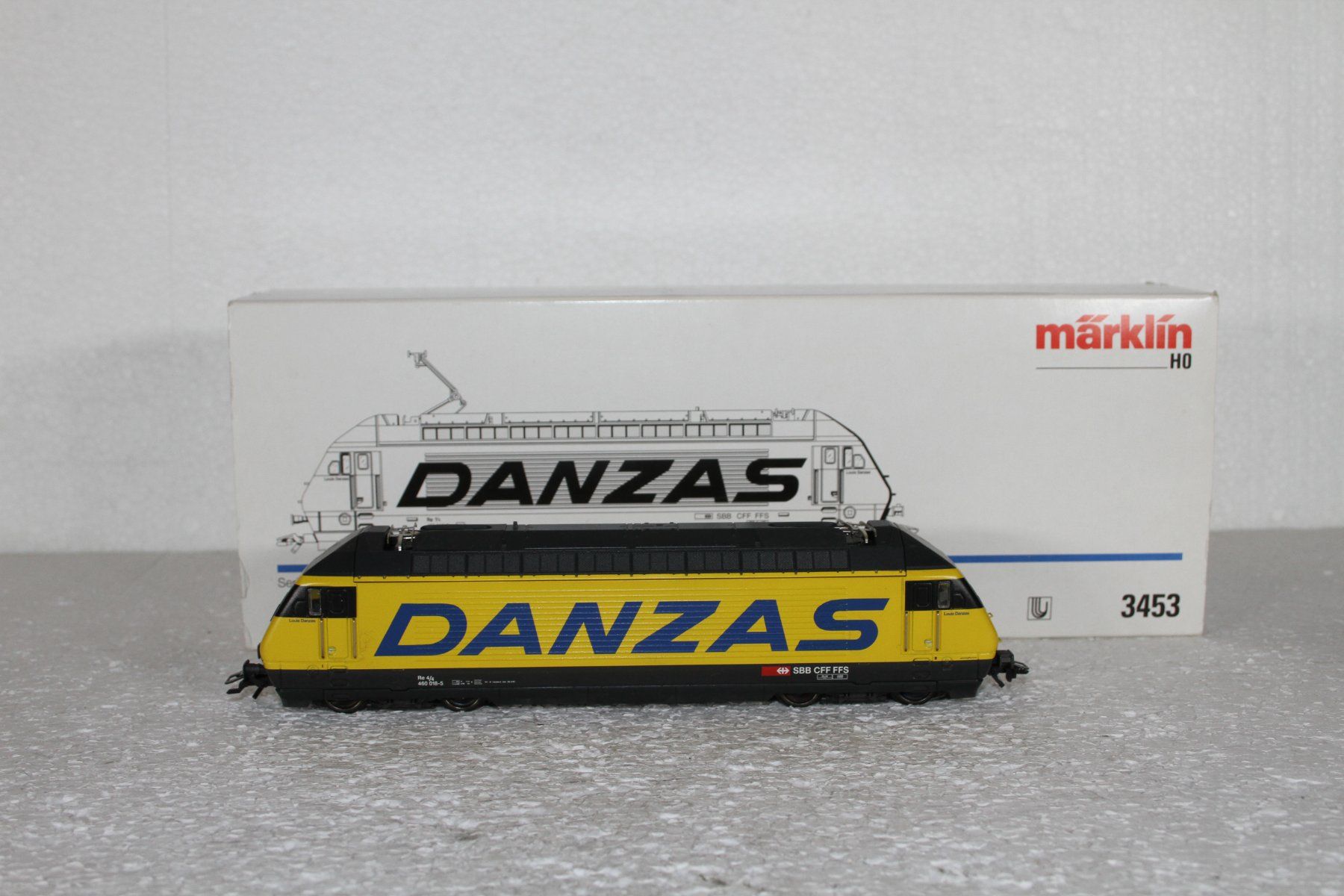 Märklin Modellini di ferrovie: Märklin 3453 SBB Re 460 Danzas OVP – Usato da Triesen venduto da cor_62ts 3