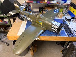 Modellflugzeug P-47 Thunderbolt gebraucht guter Zustand